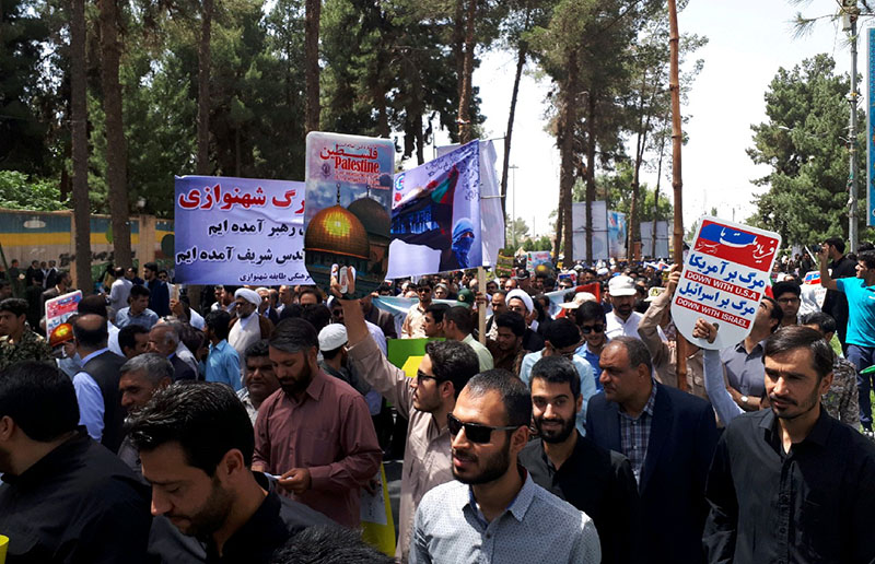حضور باشکوه در راهپیمایی روز قدس
