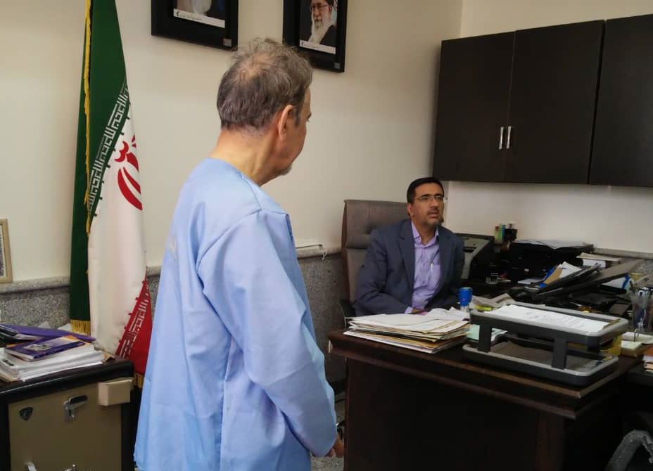 نجفی برای ادای توضیحات به دادسرای جرایم جنایی تهران منتقل شد + عکس