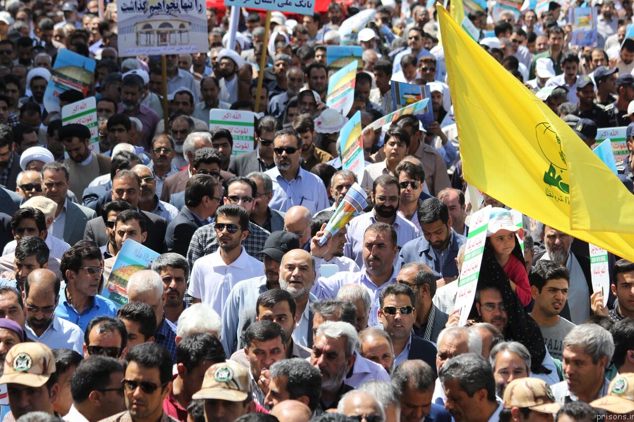 جمهوری اسلامی ایران هرگز از حمایت ملت مظلوم فلسطین دست برنخواهد داشت