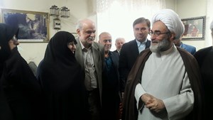 دیدار نماینده، ولی فقیه در گیلان با خانواده آیت الله شهید احسانبخش