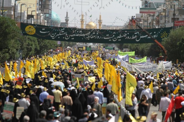 اعلام مسیرهای راهپیمایی روز قدس در مشهد