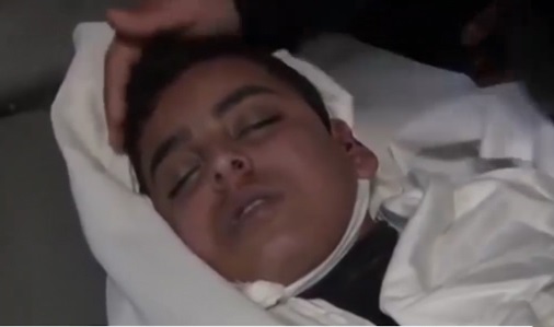 سخنان جانسوز پدر شهید ۱۴ ساله فلسطینی +فیلم