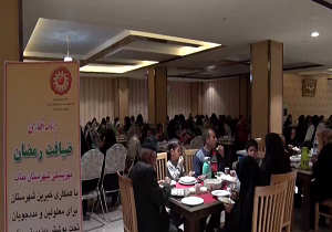 برگزاری افطاری خیران بنابی به بیش از پانصد روزه دار نیازمند و معلولین مرکز نگهداری شهید چمران بناب