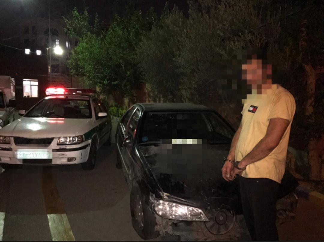بستن بزرگراه اشرفی اصفهانی برای دستگیری سارق منزل