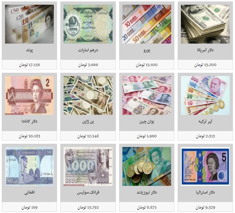 جدیدترین قیمت تمامی ارز&zwnj;ها در بازار/ دلار به ۱۳ هزار و ۲۰۰ تومان رسید