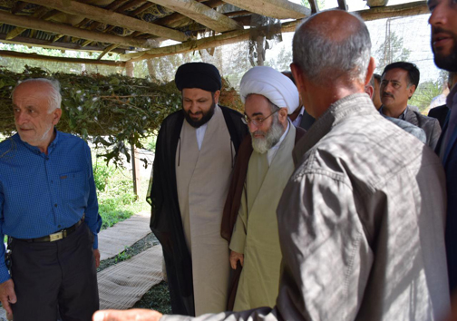 &ldquo;پیله چینی&rdquo; آیت الله فلاحتی در لنگرود همراه با کشاورزان