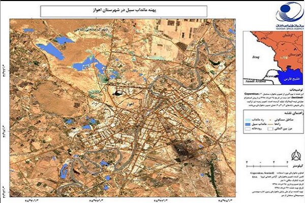 &laquo;کارون&raquo; پر آب شد + عکس ماهواره ای