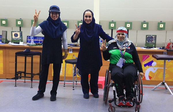 ۲ بانوی فارسی در اردوی تیم ملی تیراندازی