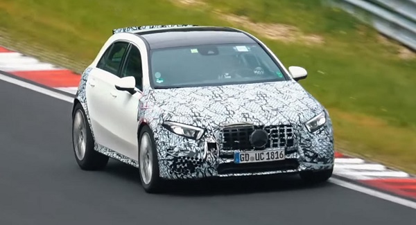 عملکرد خوب نمونه آزمایشی مرسدس AMG A45 در پیست نورنبرگ