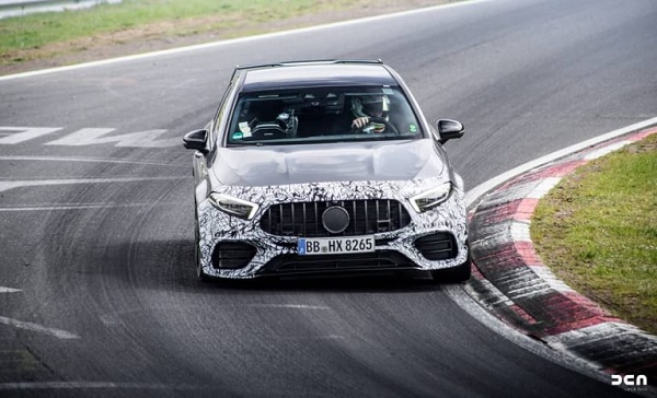 عملکرد خوب نمونه آزمایشی مرسدس AMG A45 در پیست نورنبرگ
