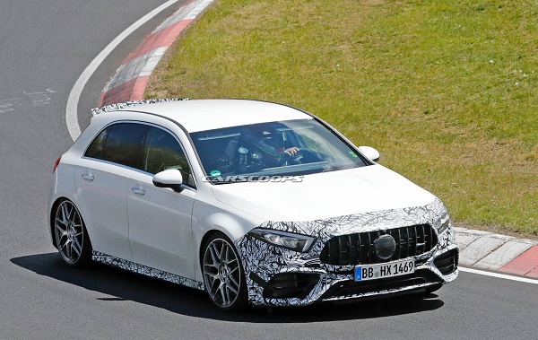 عملکرد خوب نمونه آزمایشی مرسدس AMG A45 در پیست نورنبرگ