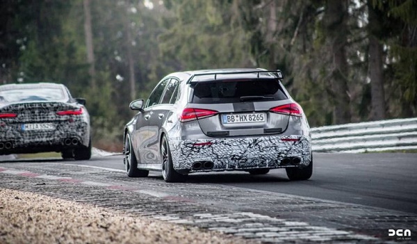 عملکرد خوب نمونه آزمایشی مرسدس AMG A45 در پیست نورنبرگ
