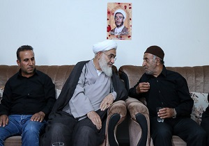 دیدار نماینده ولی فقیه در استان قزوین با خانواده شهید مهدی‌زاده