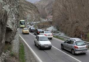 تردد روان در محورهای هراز، چالوس و فیروزکوه