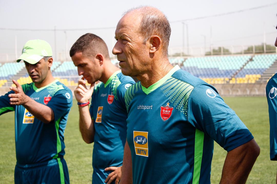 تمرین امروز پرسپولیس با کادر فنی جدید+ تصاویر