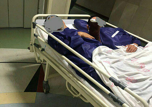 توضیح دانشگاه علوم پزشکی درباره عکس ۲ بیمار بر روی یک تخت / عکس صحت دارد