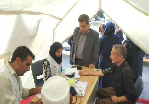 شمارش معکوس پایان طرح بسیج ملی فشار خون در شهرستان مهاباد