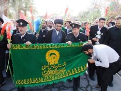 ایلام ۱۹ تیرماه میزبان خادمان حرم رضوی است
