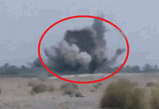 لحظه برخورد خودروی پلیس ایرانشهر با تله انفجاری تروریست&zwnj;ها + فیلم