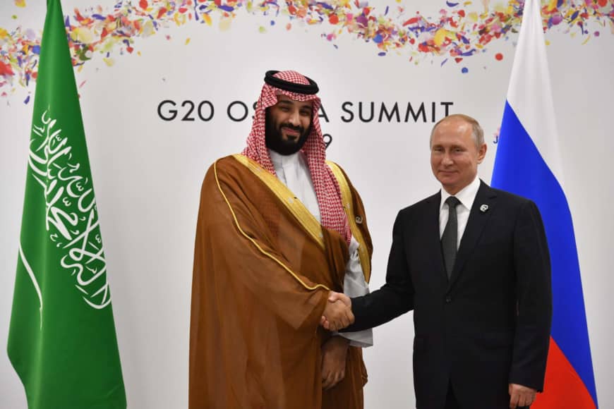 گاف بن سلمان در دیدار اخیر با پوتین