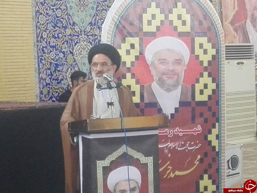 مراسم چهلمین روز امام جمعه کازرون + عکس