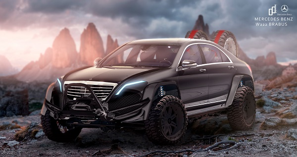 رندرهای مفهومی از مدل آفرود مرسدس مایباخ S650 منتشر شد