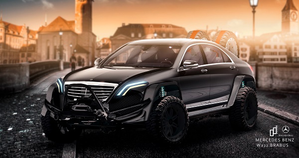 رندرهای مفهومی از مدل آفرود مرسدس مایباخ S650 منتشر شد