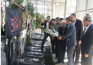 بازدید شهردار تبریز از مراحل مسقف سازی گلزار شهدای وادی رحمت