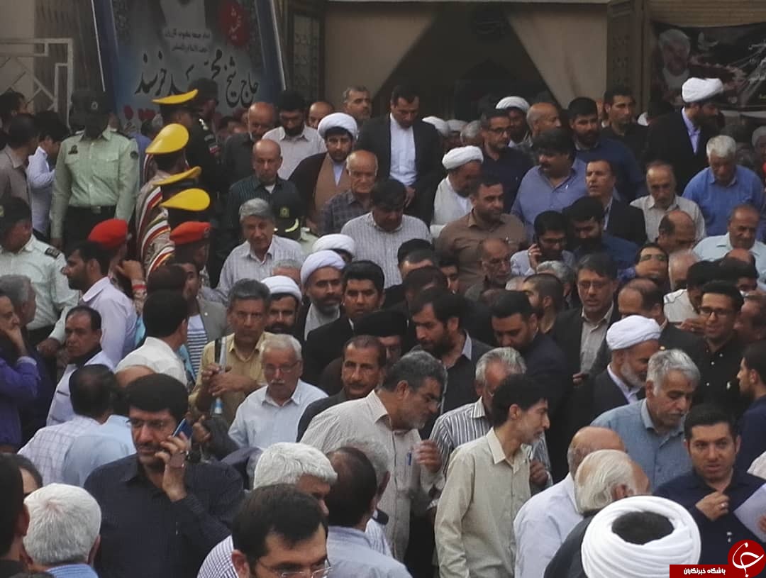 مراسم چهلمین روز امام جمعه کازرون + تصاویر