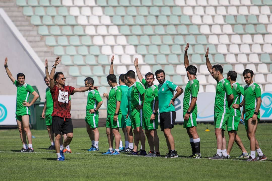 برگزاری تمرینات آمادگی جسمانی پیش از فصل داوران لیگ برتر فوتبال ایران