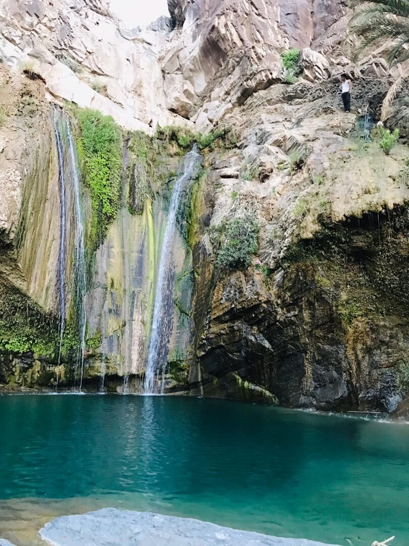 آبشار ۲۲ متری فیروزه&zwnj;ای &laquo;گرگان&raquo; نیکشهر جذاب و گردشگر پسند