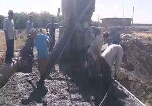 احداث پل خیرساز در روستای تکه + فیلم