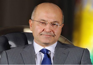 تاکید رئیس‌جمهور عراق بر لزوم حل و فصل اختلافات ایران و آمریکا از طریق گفتگو