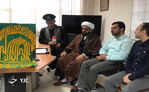 حضور خادمان حرم رضوی در باشگاه خبرنگاران جوان قزوین