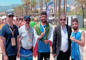 درخشش مازندرانی‌ها در مسابقات کشتی ساحلی کارگران جهان