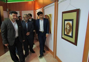 گشایش نمایشگاه نقاشی و هنر‌های تجسمی در فارسان