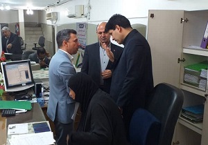 بازدید سرپرست فرمانداری حمیدیه از بانک‌های سطح شهرستان