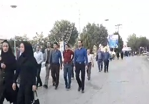 همایش پیاده‌روی خانوادگی در شهرضا + فیلم