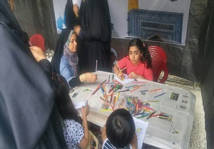 برپایی ایستگاه فرهنگی رواق رضوی در قزوین