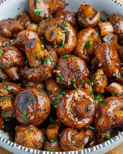 قارچ کاراملی با سس + طرز تهیه