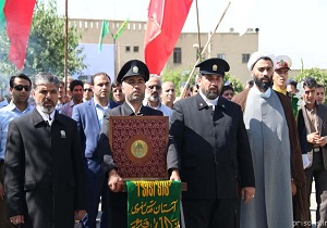 استقبال ۸ بقعه متبرکه استان از کاروان خدام امام هشتم