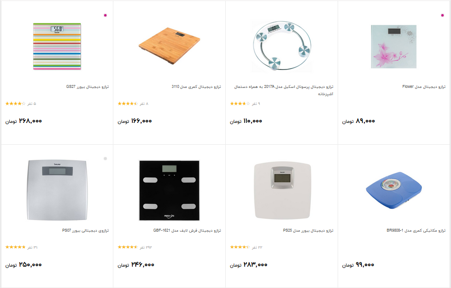خرید انواع ترازو دیجیتال چقدرهزینه دارد ؟+ جدول