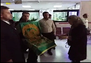 حضور کاروان «زیر سایه خورشید» در بیمارستان حضرت معصومه (س) + فیلم