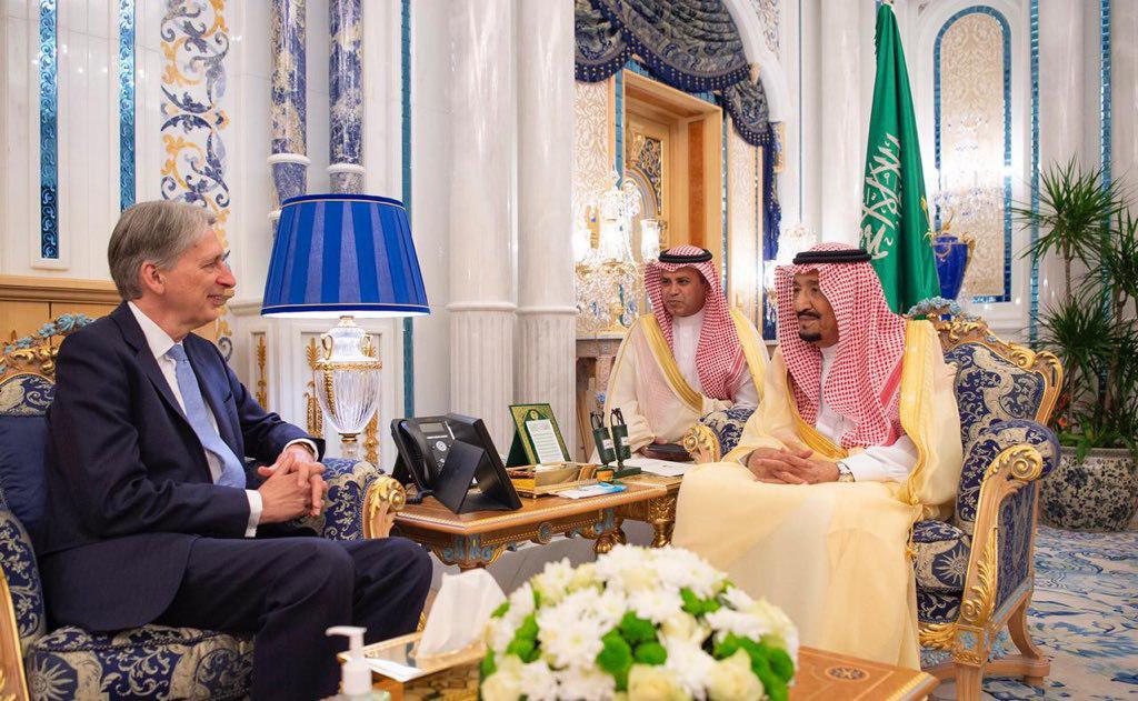 ملک سلمان و فیلیپ هاموند درباره ایران گفتگو کردند