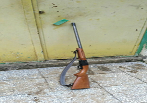 دستگیری شکارچی غیر مجاز در آمل