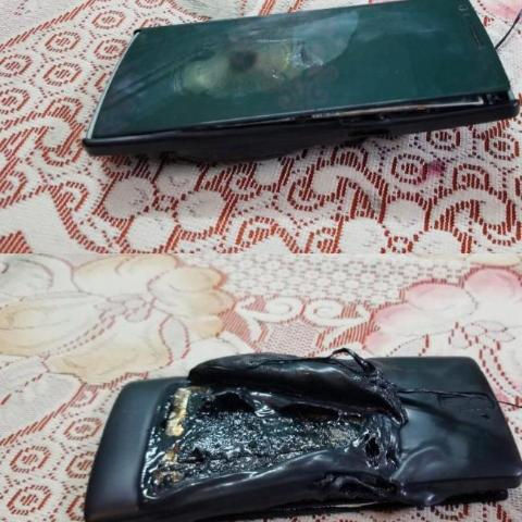 محققان در حال تلاش برای یافت علت آتش گرفتن گوشی OnePlus One +تصاویر