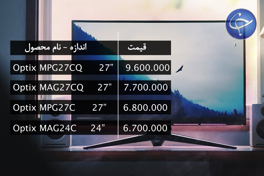 آخرین قیمت انواع نمایشگر در بازار (تاریخ ۱۸ تیر) +جدول