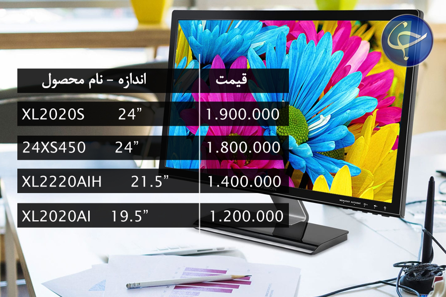 آخرین قیمت انواع نمایشگر در بازار (تاریخ ۱۸ تیر) +جدول