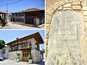 کشف سنگ قبر تاریخی در محله دوشنبه ای گرگان