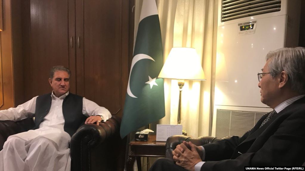گفتگوی نماینده سازمان ملل در افغانستان با وزیر امور خارجه پاکستان